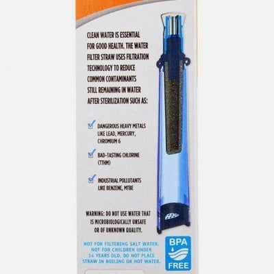 2-Pk Outdoor Products Survival Filtration Straw - Tanga - $3.99